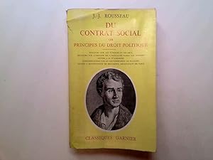 Image du vendeur pour Du contrat social ou Principes du droit politique. (Edited by C Vaughan) mis en vente par Goldstone Rare Books