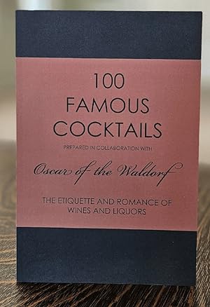 Image du vendeur pour 100 Famous Cocktails mis en vente par Commonwealth Book Company, Inc.