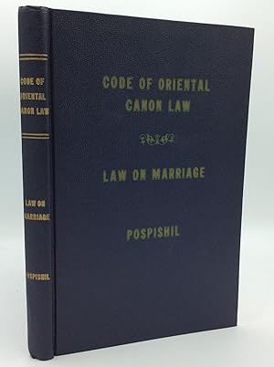 Immagine del venditore per THE LAW ON MARRIAGE: Interritual Marriage Law Problems venduto da Kubik Fine Books Ltd., ABAA