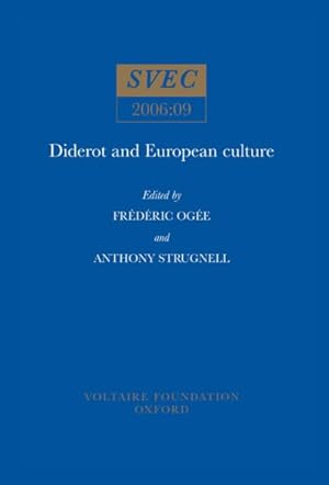 Imagen del vendedor de Diderot and European Culture a la venta por GreatBookPrices