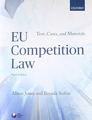 Imagen del vendedor de EU Competition Law: Text, Cases, and Materials a la venta por WeBuyBooks