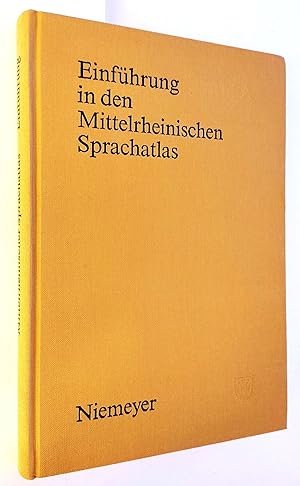 Image du vendeur pour Einfhrung in den Mittelrheinischen Sprachatlas. mis en vente par Versandantiquariat Kerstin Daras