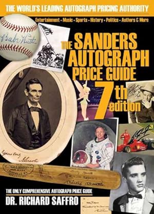 Imagen del vendedor de Sanders Autograph Price Guide a la venta por GreatBookPrices