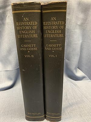 Imagen del vendedor de English Literature, an Illustrated Record. From the Beginnings to the Age of Milton. From Milton to the Age of Tennyson. Volumes I-IV in two. a la venta por Bryn Mawr Bookstore