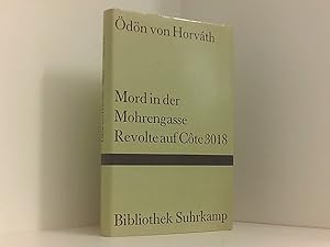 Bild des Verkufers fr Mord in der Mohrengasse , Revolte auf Cote 3018. Mit einem Nachwort von Ansgar Hillach. zum Verkauf von Book Broker