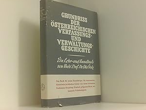 Bild des Verkufers fr Grundriss der sterreichischen Verfassungs- und Verwaltungsgeschichte zum Verkauf von Book Broker