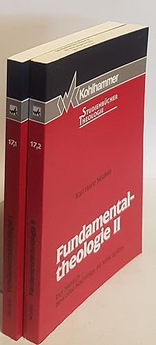 Imagen del vendedor de Fundamentaltheologie (2 Bnde KOMPLETT) - Bd.1: Jesus - Grund christlichen Glaubens/ Bd.2: Der Mensch - Bewute Nachfolge im Volk Gottes. a la venta por books4less (Versandantiquariat Petra Gros GmbH & Co. KG)