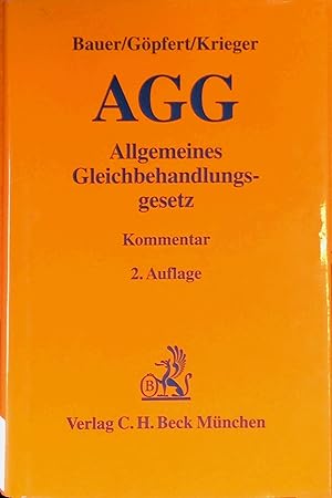 Immagine del venditore per Allgemeines Gleichbehandlungsgesetz : Kommentar. venduto da books4less (Versandantiquariat Petra Gros GmbH & Co. KG)