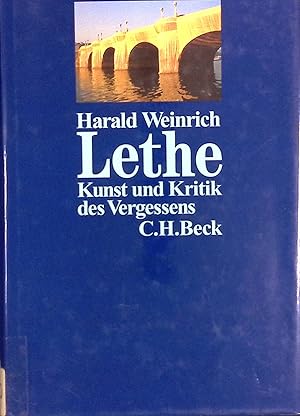 Seller image for Lethe - Kunst und Kritik des Vergessens. for sale by books4less (Versandantiquariat Petra Gros GmbH & Co. KG)
