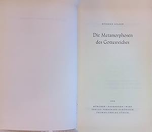 Immagine del venditore per Die Metamorphosen des Gottesreiches. venduto da books4less (Versandantiquariat Petra Gros GmbH & Co. KG)