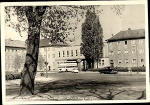 Ansichtskarte / Postkarte Berlin Zehlendorf, Berliner Straße, Omnibusdepot