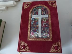 Seller image for Die Bibel. Das Alte Testament / Das Neue Testament. Roter Samteinband mit Verzierung. 2460 g for sale by Deichkieker Bcherkiste