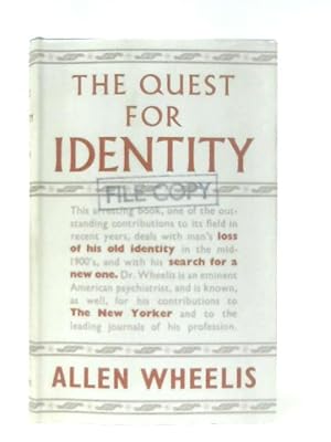 Bild des Verkufers fr The Quest for Identity zum Verkauf von World of Rare Books
