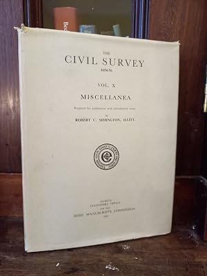 Image du vendeur pour The Civil Survey 1654-6 Vol. X - Miscellanea mis en vente par Temple Bar Bookshop
