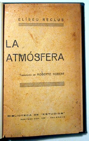 Imagen del vendedor de LA ATMOSFERA - Valncia s/f a la venta por Llibres del Mirall