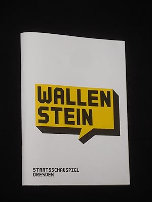 Seller image for Programmheft 105 Staatsschauspiel Dresden 2021/22. WALLENSTEIN von Schiller. Regie: Frank Castorf, Bhnenbild: Aleksandar Denic, Kostme: Adriana Braga Peretzki. Mit Gtz Schubert (Wallenstein), Marin Bllle, Frank Bttner, Kriemhild Hamann, Jannik Hinsch, Henriette Hlzel, Moritz Kienemann, Torsten Ranft, Daniel Sejourne, Oliver Simon, Fanny Staffa, Nadja Stbiger for sale by Fast alles Theater! Antiquariat fr die darstellenden Knste