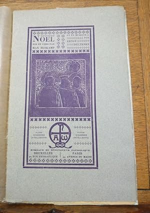 Image du vendeur pour Nol mis en vers par Max Elskamp et en musique par Ernst Deltenre. Fascicule du Spectateur Catholique, mensuel de science, d'art et de jugement religieux. mis en vente par Librairie L'Abac / Gimmic SRL