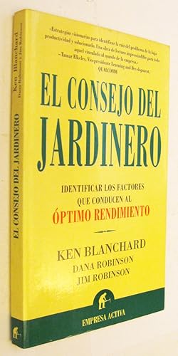 Imagen del vendedor de EL CONSEJO DEL JARDINERO a la venta por UNIO11 IMPORT S.L.
