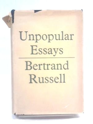 Imagen del vendedor de Unpopular Essays a la venta por World of Rare Books