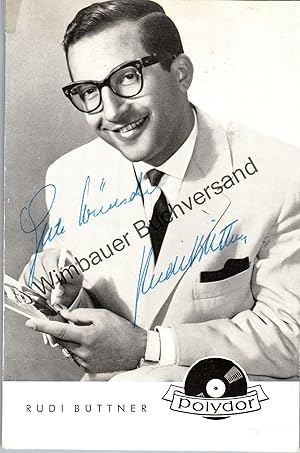 Imagen del vendedor de Original Autogramm Rudi Bttner (1929-2014) /// Autograph signiert signed signee a la venta por Antiquariat im Kaiserviertel | Wimbauer Buchversand