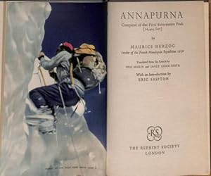 Imagen del vendedor de ANNAPURNA. Conquest of the First 8000-metre Peak [26,493 feet]. a la venta por WeBuyBooks