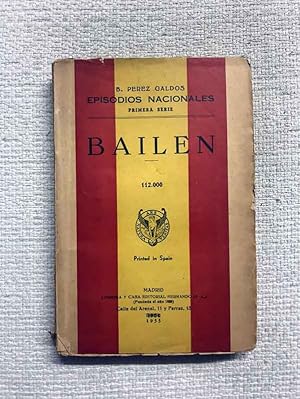 Imagen del vendedor de Bailn. Episodios nacionales. Primera serie a la venta por Campbell Llibres