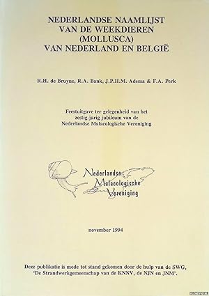 Seller image for Nederlandse naamlijst van de weekdieren (mollusca) van Nederland en Belgi for sale by Klondyke