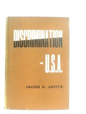 Image du vendeur pour Discrimination - U.S.A mis en vente par World of Rare Books