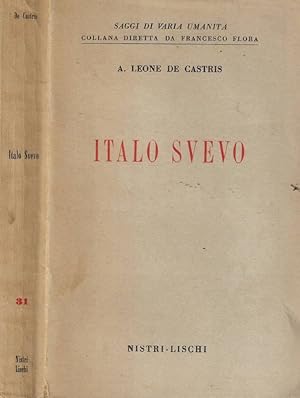 Bild des Verkufers fr Italo Svevo zum Verkauf von Biblioteca di Babele