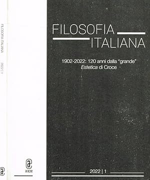 Bild des Verkufers fr Filosofia italiana 1902-2022: 120 anni dalla "grande" Estetica di Croce zum Verkauf von Biblioteca di Babele