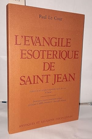 Image du vendeur pour L'vangile sotrique de Saint-Jean mis en vente par Librairie Albert-Etienne