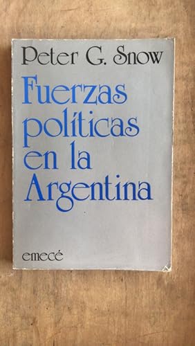 Imagen del vendedor de Fuerzas politicas en la argentina a la venta por International Book Hunting