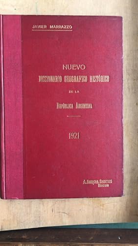 Imagen del vendedor de Nuevo diccionario geografico historico de la republica argentina a la venta por International Book Hunting