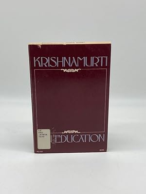 Seller image for Krishnamurti on Education for sale by True Oak Books