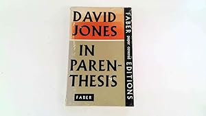 Image du vendeur pour In Parenthesis By David Jones mis en vente par Goldstone Rare Books