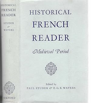 Seller image for Historical French Reader: Medieval Period for sale by BASEMENT BOOKS