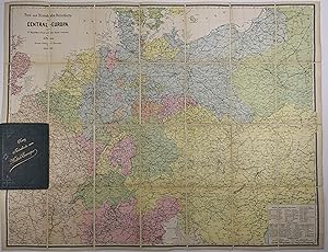 Post- und Eisenbahn-Reisekarte von Central-Europa nach F. Handtke s Post- und Reise-Karte reducir...