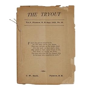 The Tryout Vol. 8 No.10, Sept. 1923