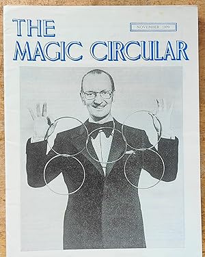 Bild des Verkufers fr The Magic Circular November 1979 Jay Marshall on cover) / S H Sharpe "Through Magic-Coloured Spectacles" / G E Arrowsmith "Seasonal Magic" / This Is Your Life Henrique / Peter D Blanchard "'Countdown' Card Effect" / Tom Ellis "'Building Up An Effect' - Frederick Barlow" zum Verkauf von Shore Books