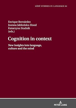 Seller image for Cognition in context for sale by moluna