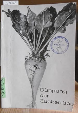 Seller image for Dngung der Zuckerrbe. 4.Aufl., for sale by Versandantiquariat Trffelschwein