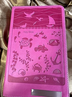 NIrV, Study Bible for Kids, Leather Pink new in box