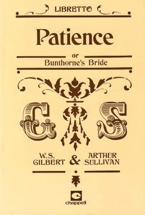 Seller image for Patience": (Libretto) for sale by WeBuyBooks