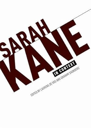 Bild des Verkufers fr Sarah Kane in Context: Essays zum Verkauf von WeBuyBooks