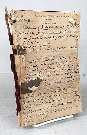 Homemade recipe book, ca. 1910