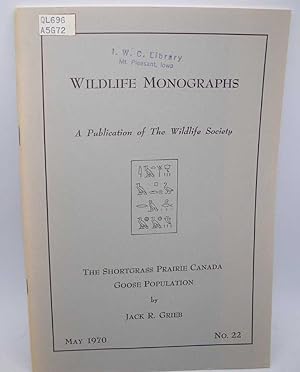 Immagine del venditore per The Shortgrass Prairie Canada Goose Population (Wildlife Monographs) venduto da Easy Chair Books