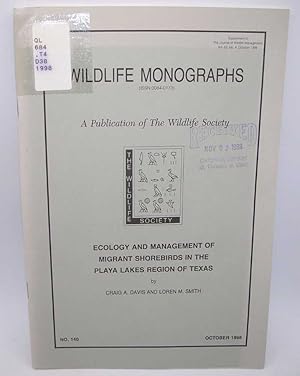 Immagine del venditore per Ecology and Management of Migrant Shorebirds in the Playa Lakes Region in Texas (Wildlife Monographs) venduto da Easy Chair Books