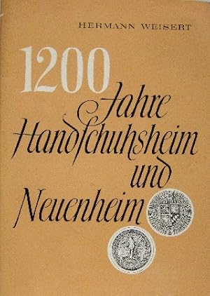 Image du vendeur pour 1200 Jahre Handschuhsheim und Neuenheim. Anlage zu Sonderdruck aus: Ruperto-Carola, Band 37, Jahrgang 17. mis en vente par Antiquariat Richart Kulbach