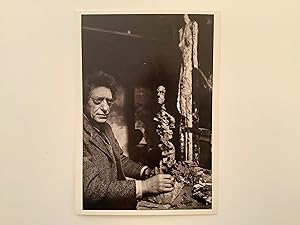 Bild des Verkufers fr Alberto Giacometti in his Studio, Rue Hippolyte Maindron, Paris 1960. zum Verkauf von Michael Steinbach Rare Books