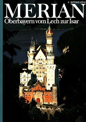 Imagen del vendedor de Oberbayern vom Lech zur Isar - Merian Heft 9/1981 - 34. Jahrgang a la venta por Versandantiquariat Nussbaum